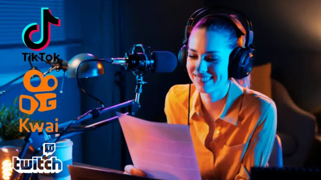 Lives Com TikTok, Kwai e Twitch