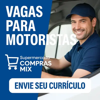 Vaga para motorista em supermercado